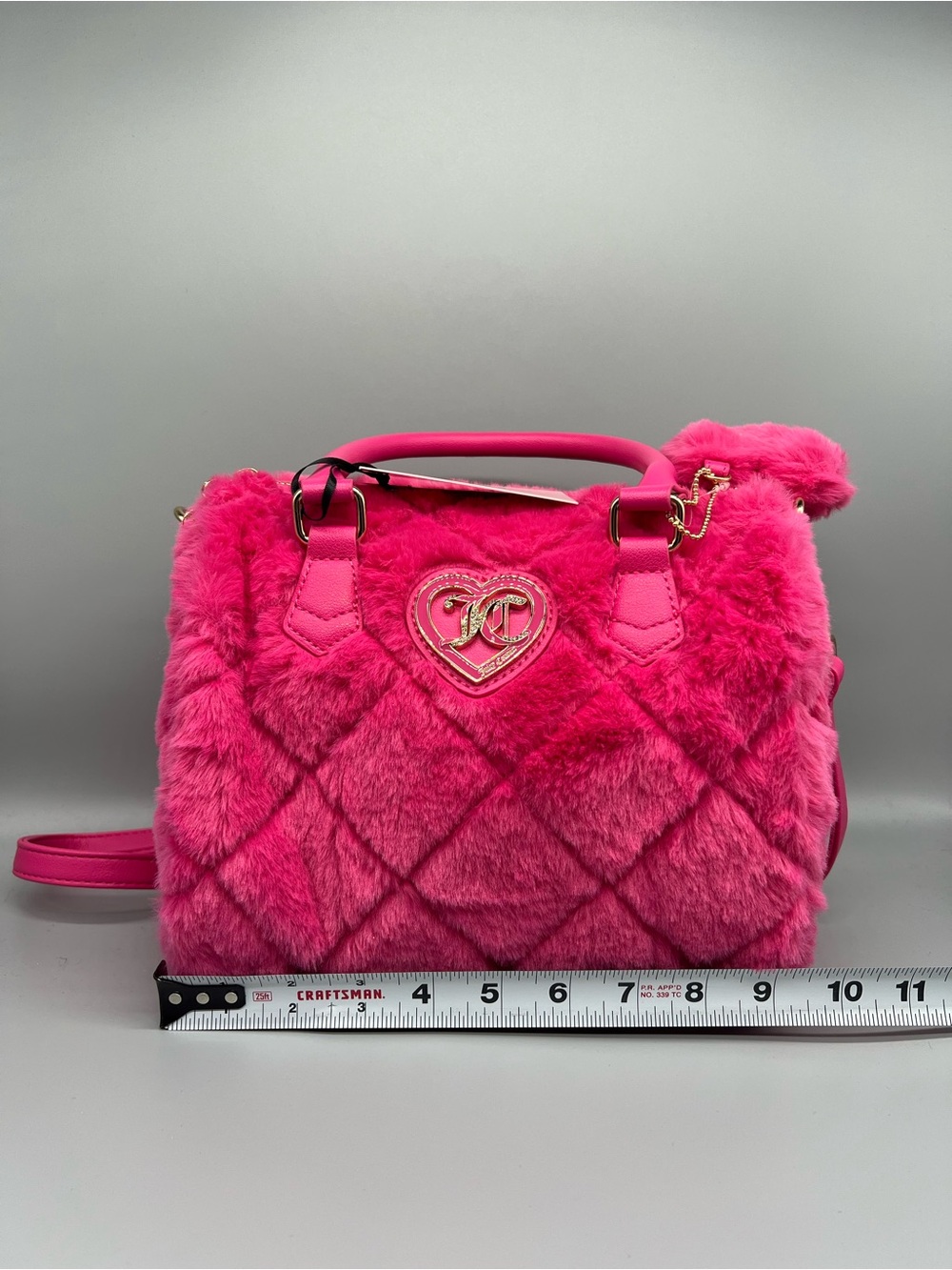 Juicy couture let’s get cozy satchel purse - Picture 6 of 12